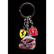 F1 Fleet Helmet Keychain Pendant