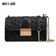 Messenger Bag Brand One-Piece Shipping Chain Bag Factory Direct Sale First Layer Cowhide Diamond Cla