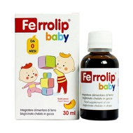 Sắt Ferrolip Baby Sắt Hữu Cơ Nhỏ Giọt Dạng Siro Vị Đào Thơm Ngon Dành Cho Bé Lọ 30mL - Bibo Mart
