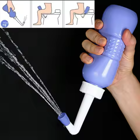 500ML Portable Bidet Sprayer Leakproof Anal Douche Hand Held Bidet Anal Wash Shower Enema General Pu