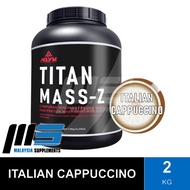 Agym Nutrition Titan Mass 2kg FREE GIFT - HALAL Weight Gainer USN Mass Gainer Mass Protein Muscle Ma