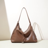 Preferred❤ 2025 Autumn Winter Niche Design Shoulder Bag High-End Trendy First Layer Cowhide Tote Bag