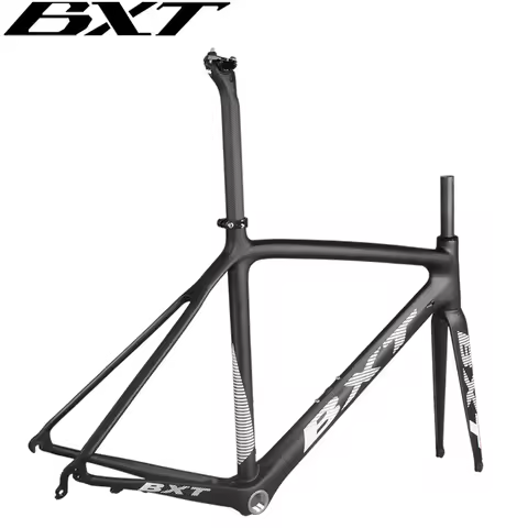 BXT Carbon Road V Brake Frame 700C Carbon Road Cycling frame fit Di2 And Mechanical Both Racing fram
