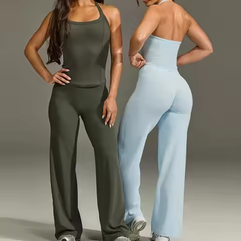 Oner Active Flared Leggings Straight Leg Leggings Woman Wide-leg Pants Yoga Breathable Fitness Cloth
