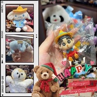 幼稚園生肉桂狗公仔 幼稚園生玉桂狗公仔 25至35 cm $78🧸關節木偶奇遇記蠟筆小新公仔擺設 約10至15 cm $79.9@1 $140@2不包郵 不講價‼️手感非常好，貓頭鷹手偶$69.9🧸絕