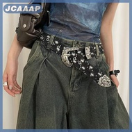 JCAAAP Korean Style Retro Jeans Belt Female Personality Y2K Vintage INS Style With Jeans Belt Decora