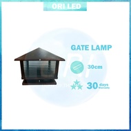 Outdoor Gate Lamp lampu tiang pagar Waterproof E27 30CM Malaysia Ori LED