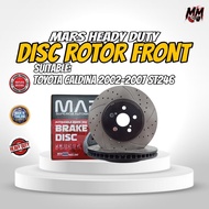 MARS DISC ROTOR FRONT & REAR FOR TOYOTA CALDINA 2002-2007 ST246