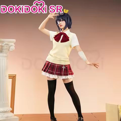 IN STOCK Takanashi Rikka Cosplay Costume Anime Love, Chunibyo & Other Delusions DokiDoki-SR Women Cu