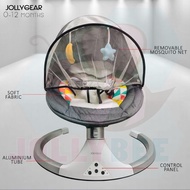 JOLLYGEAR ARTHUR Series Newborn Baby Auto Swing Leaf Bouncer Mosquito Net Tent