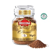 MOCCONA CLASSIC MEDIUM ROAST INTENSITY 5 FREEZE DRIED INSTANT COFFEE JAR (50g)