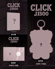 (早鳥價) JISOO Single Album CLICK連K4U/YG特典｜jisoo blackpink jisooalbum jisoo專輯 jisoo周邊 blackpink小卡專輯代購 b