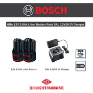 BOSCH GBA 12V 2.0Ah Li-ion Battery Pack GAL 12V-20 Charger Starter Kit For GSR 120 GSB 120 1 600 A 1