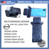 NISSAN MASS AIR FLOW SENSOR PART NO 22680-7S000 (NEW)