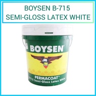 ۞ ✓ ◩ Boysen Permacoat Latex Pail 16L Acrylic 16 liters Semi Gloss Flat Latex Gloss Latex 701 715 7