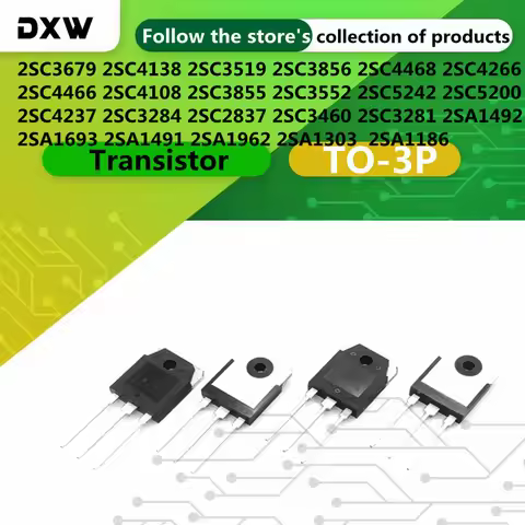 5PCS 2SC3679 4138 3519 3856 4468 4466 4108 3855 3552 5242 4237 3284 2837 3460 2SA1492 1693 1491 1962