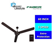 FABER 60inch CEILING FAN FCF COMODO 606 WHITE / FCF COMODO 608 BROWN