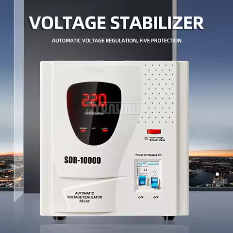 10KVA voltage regulator air conditioner electronic 220V voltage regulator 10KW fully automatic AC vo