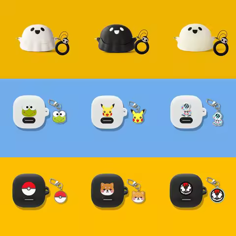 Cute Cartoon Case For Anker Liberty 4 NC Wireless Earbuds Silicone Soft Case Soundcore Liberty 4 NC 