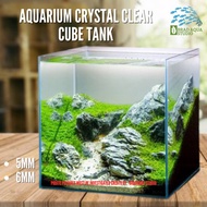 AQUARIUM Fish Tank Crystal Clear Tank Cube Tank 5mm / 6mm Thickness 15CM/ 20CM/ 25CM/ 30CM/ 35CM/ 36