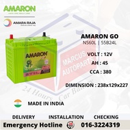 AMARON GO NS60L | 55B24L AUTOMOTIVE CAR BATTERY