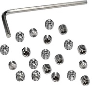 30Pcs Socket Set Screws #10-32 x 3/16 inch Stainless Steel Allen Head Hexagon Screws with Hex Key Wr