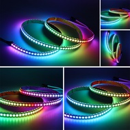 1m 144leds/m WS2812B WS2812 Led Strip Individually Addressable Smart 5050 RGB Led Strip Black/White 