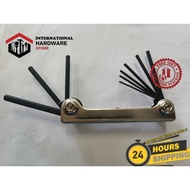 Proto allen key inch set (.050,1/16,5/64,3/32,7/64,1/8,9/64,5/32,3/16) J4978