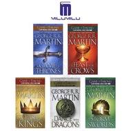 Milumilu 1-5 Game Of Thrones 5-หนังสือนวนิยายวรรณกรรมภาษาอังกฤษต้นฉบับกรอบใส่ประกาศนียบัตร