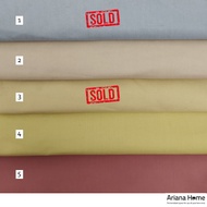 Kain Langsir Plain Blackout 90% Sunblock Bidang 58" 🔥 Curtain Fabric