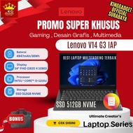 LAPTOP LENOVO V14 G3 IAP INTEL I3 GENERASI 12 RAM 8GB 512GB SSD FULLHD