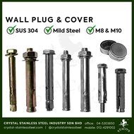 STACOS Stainless Steel 304 M8 M10 Wall Plug Sleeve Anchor External Hex Expansion Bolt Screw Wall Bra