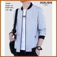 ☁ ▫ ─ HUILISHI Korean fashion high quality bomber jacket men's jacket