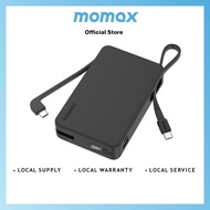 Momax 1-Power Vital+ Power Bank 20000mAh With 2 Built-In USB-C Cables [3C Certified]