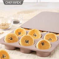 Cake Baking Tray English Muffin (Muffin) 12 Holes Chefmade Brand WK9846