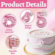 Zinc Alloy Crown Decorative Number 0-9 Birthday Candles, 1st, 2nd, 10th, 11th, 15th, 16th, 18th, 20t