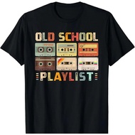80s Cassette Tape T-Shirt Retro Style Old School Casual Fashion Fitness Hip Hop Streetwear