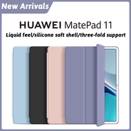 ZOYU Huawei เคสแท็บเล็ต iPad สำหรับ HUAWEI 2021 Matepad 11 12.6 10.4 Matepad Pro 10.8 M6 10.8เยาวชนรุ่น M5 10.1 Honor 5 10.1 M6 8.4 C5ฝาครอบอัตโนมัติ Sleep Wakeup Tri-พับสนับสนุนแผ่นปิดพื้นผิว