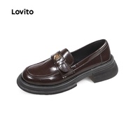 Lovito Elegant Boat Shoes Loafers Boat Shoes for Women LFA90250