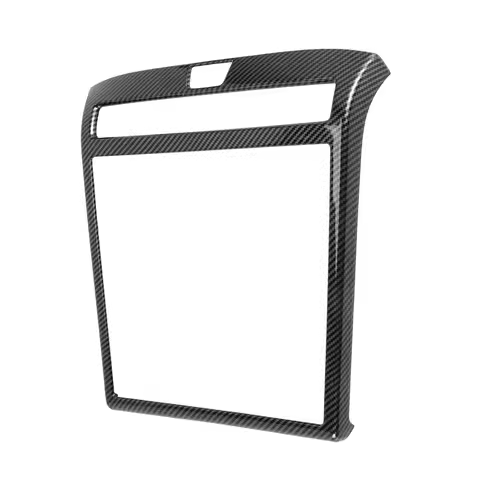 Car Carbon Fiber ABS Navigation Frame Decoration Cover Trim Stickers For Hyundai Tucson L Nx4 2021 2