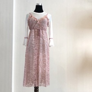 Pink Flower 2 piece dress