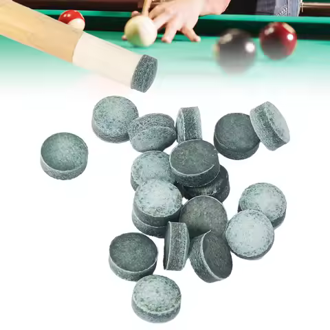 5Pcs 13mm High Hardness Cue Tips For Billiard Pool Cue Stick and Snooker Cue Parts