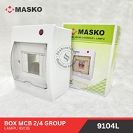 MCB BOX 2/4 GRUB IB OB/ + MASKO BRAND LIGHT 9104 L 9104L INBOW OUTBOW