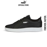 PUMA KIDS - รองเท้าผ้าใบเด็กโต Smash v2 Tape สีดำ  - 38845802