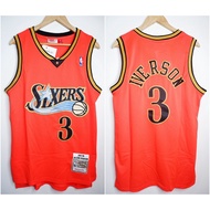 NBA CLASSIC HWC SIXERS 3 ALLEN IVERSON OREN MITCHELL&NESS BASKETBALL JERSEY