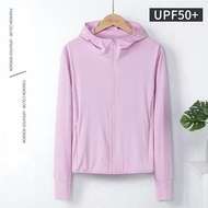 เสื้อกันแดด เสื้อกันยูวี UPF50+ เสื้อกันลม เสื้อแขนยาว ผ้าบาง สีโปร่ง เสื้อผ้าครีมกันแดดสำหรับผู้หญิง