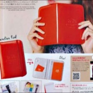 預 雜誌附彔 COACH 經典紅色漆皮摺疊 書套 存摺本 收納夾 護照本