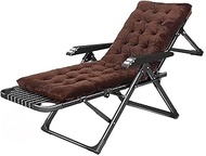 Renovation House Lounge Chair Zero Gravity Sun Lounger Recliner Folding Bed Chair with Thick Pad for