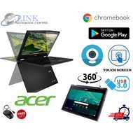 ( Acer  Flip Touch screen Support Play Store ) Acer C738T / HDMI / USB PORT 3.0 / 11.6" HD / 4GB RAM
