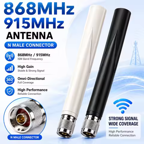 LoRa 868MHz Antenna N Male Omni Meshtastic 915MHz Antennas for Helium Hotspot Miner long range trans